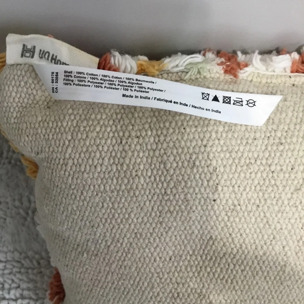 Urban Outfitters Small Tufted Rainbow Pillow